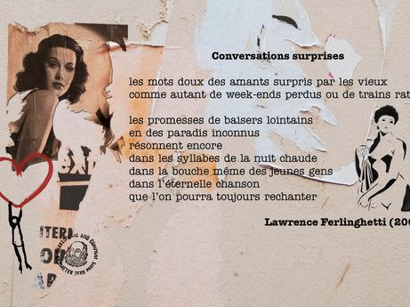 Lawrence Ferlinghetti - Conversations surprises - Image en taille réelle, .JPG 315Ko (fenêtre modale)